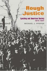 Cover of: Rough Justice by Michael J. Pfeifer