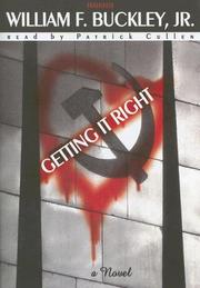 Cover of: Getting It Right by William F. Buckley
