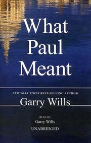 Cover of: What Paul Meant by 