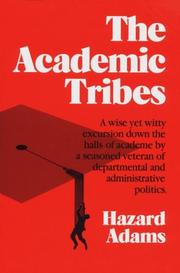 The academic tribes by Hazard Adams