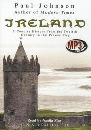 Cover of: Ireland: A Concise History from the Twelfth Century to the Present Day