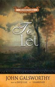 Cover of: To Let by John Galsworthy