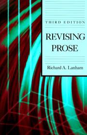 Cover of: Revising Prose by Richard A. Lanham