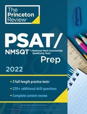 Cover of: Princeton Review PSAT/NMSQT Prep 2022: 3 Practice Tests + Review and Techniques + Online Tools