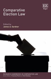 Cover of: Comparative Election Law