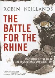 Cover of: The Battle of the Rhine 1944: Arnhem and the Ardennes: the Campaign in Europe