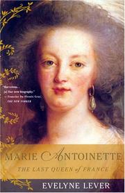 Cover of: Marie Antoinette by Catherine Temerson