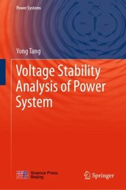 Cover of: Voltage Stability Analysis of Power System by Yong Tang, Yong Tang