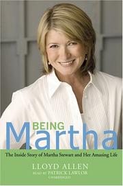 Being Martha by Lloyd Allen