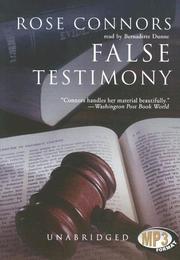 Cover of: False Testimony (Marty Nickerson Novels) by Rose Connors