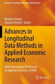 Front cover of Advances in Longitudinal Data Methods in Applied Economic Research by Nicholas Tsounis