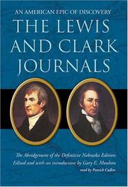 Cover of: The Lewis and Clark Journals: An American Epic of Discovery