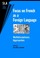 Cover of: Focus on French As a Foreign Language