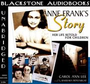 Cover of: Anne Frank's Story by Carol Ann Lee