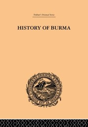 Cover of: History of Burma by Arthur P. Phayre