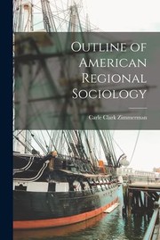 Cover of: Outline of American Regional Sociology