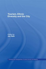 Cover of: Tourism, Ethnic Diversity and the City by Jan Rath