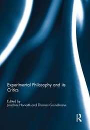 Cover of: Experimental Philosophy and Its Critics