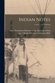 Cover of: Indian Notes; V. 10: No. 2