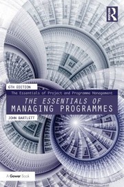 Cover of: Essentials of Managing Programmes