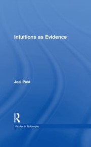 Cover of: Intuitions As Evidence by Joel Pust