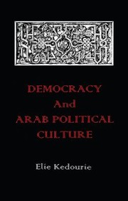 Cover of: Democracy and Arab Political Culture