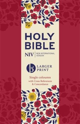 cover of NIV Larger Print Compact Single Column Reference Bible
