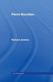 Cover of: Pierre Bourdieu