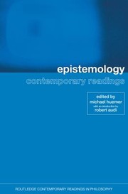 Cover of: Epistemology by Michael Huemer, Michael Huemer