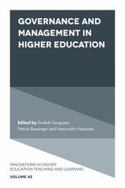Cover of: Governance and Management in Higher Education