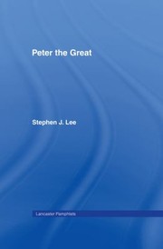 Cover of: Peter the Great