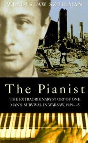 Cover of: The Pianist by Władysław Szpilman, Wilm Hosenfeld, Anthea Bell