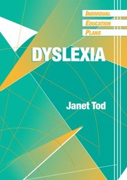 Cover of: Individual Education Plans: Dyslexia