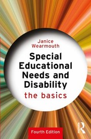 Cover of: Special Educational Needs and Disability by Janice Wearmouth