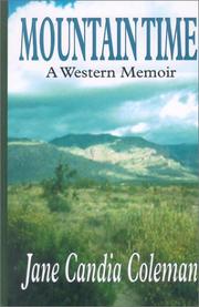 Cover of: Mountain time: a western memoir
