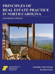 Cover of: Principles of Real Estate Practice in North Carolina