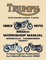 Cover of: TRIUMPH 650cc UNIT CONSTRUCTION TWINS 1963-1970 WORKSHOP MANUAL