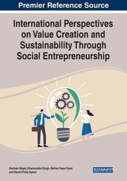 Cover of: International Perspectives on Value Creation and Sustainability Through Social Entrepreneurship