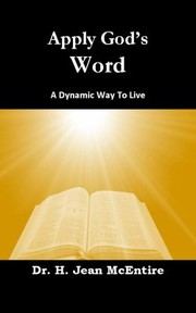 Cover of: Apply God's Word: A Dynamic Way to Live