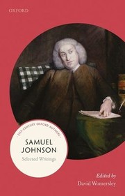 Cover of: Samuel Johnson by David Womersley, David Womersley