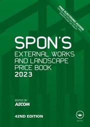 Cover of: Spon's External Works and Landscape Price Book 2023 by AECOM