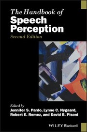 Cover of: Handbook of Speech Perception by Jennifer S. Pardo, Lynne C. Nygaard, Robert E. Remez, David B. Pisoni