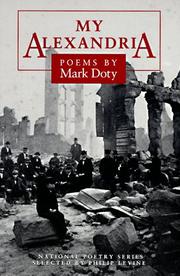 Cover of: My Alexandria: Poems