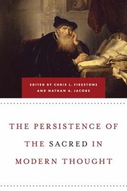 cover of Persistence of the Sacred in Modern Thought