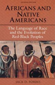 Cover of: Africans and Native Americans: the language of race and  the evolution of Red-Black peoples
