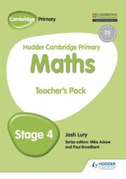 Cover of: Hodder Cambridge Primary Maths Teacher's Pack 4