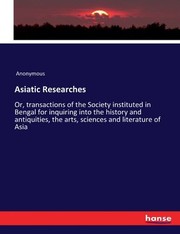 Cover of: Asiatic Researches by Anonymous