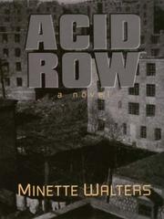 Cover of: Acid Row by Minette Walters