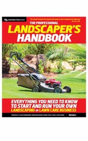 Front cover of Professional Landscaper's Handbook by Greg Michaels