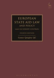 Cover of: European State Aid Law and Policy (including UK Subsidy Control)